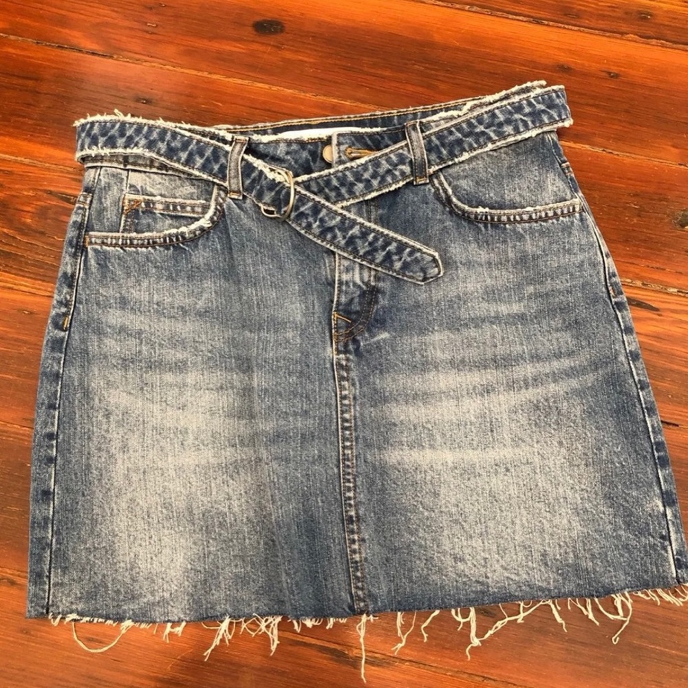 Zara denim skirt